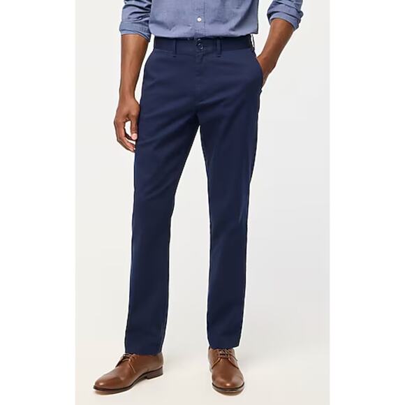 J Crew Factory | NWOT | Men's Straight-fit flex chino pant in Navy | Sz 38/32 - Picture 1 of 10